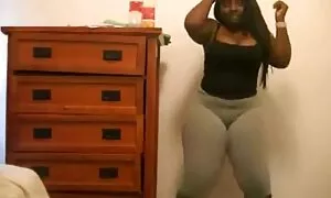 bbw ebony in black b ...